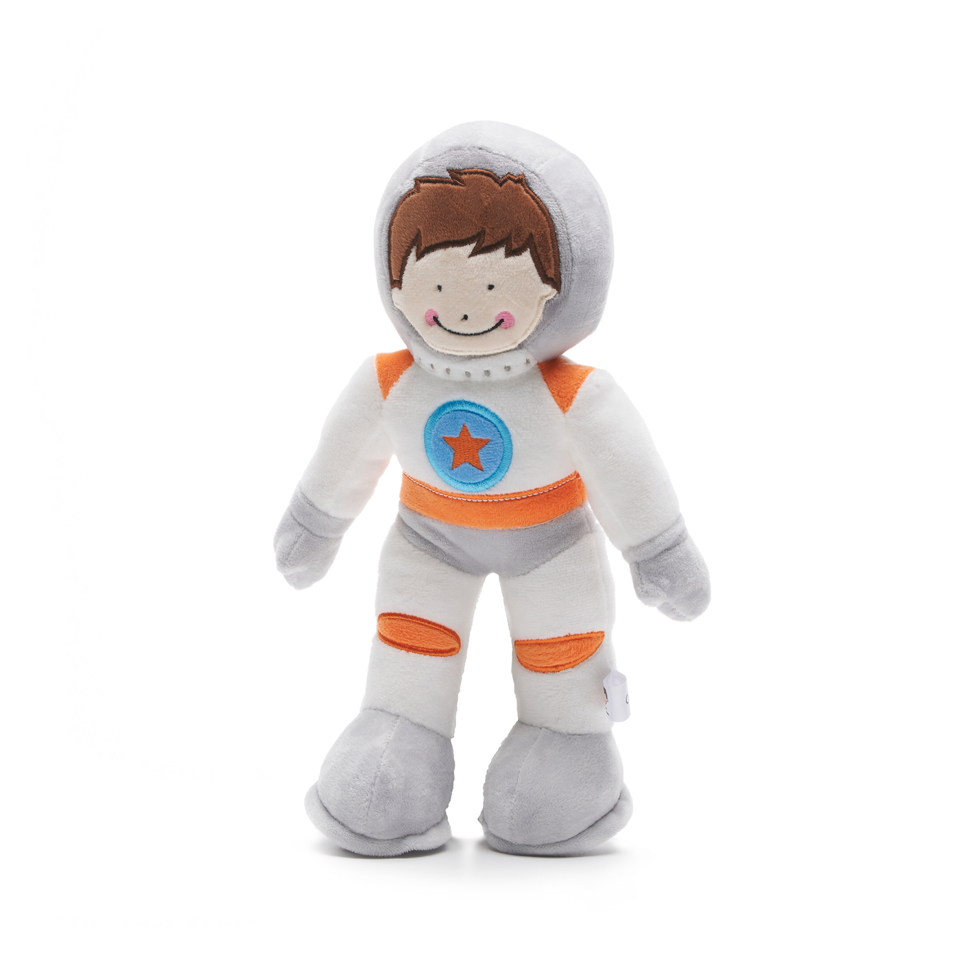 plush stuffed animals and astronauts